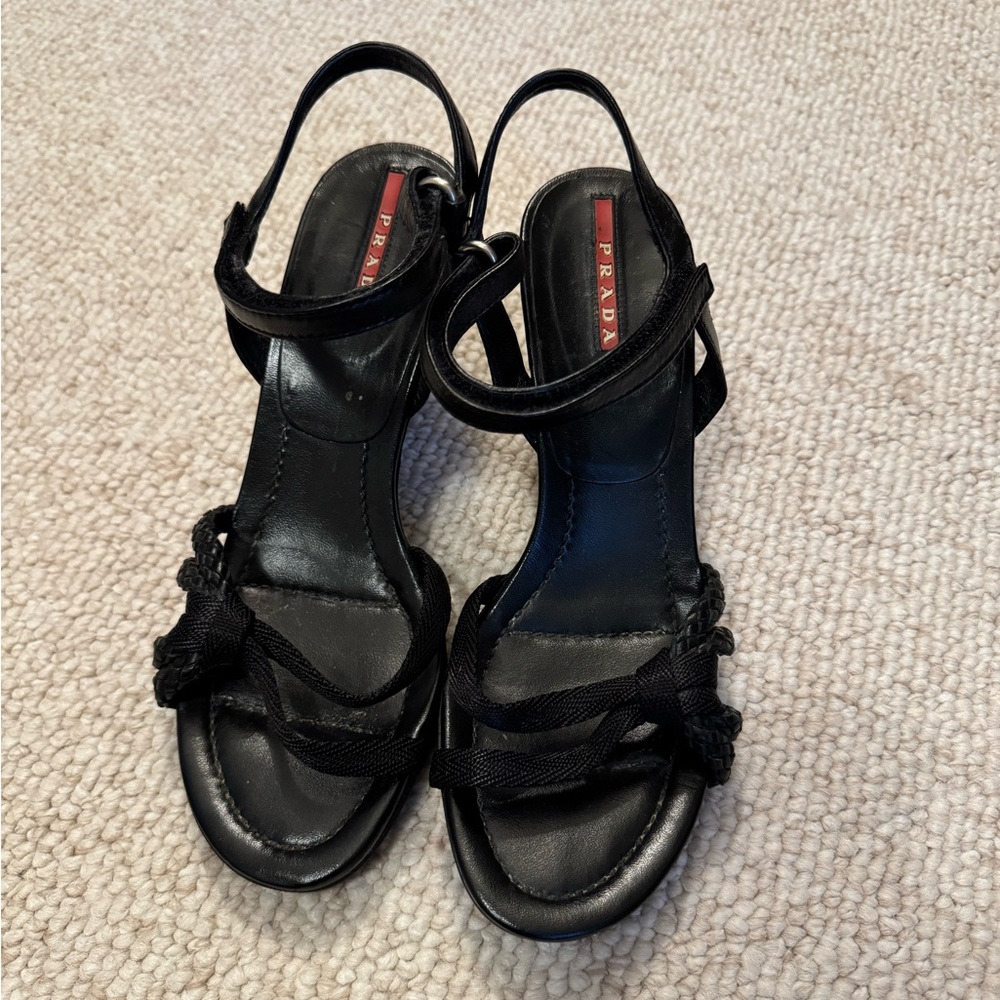 Prada Wedges: size 6 and a half